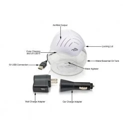 New Comfort White Mini Desktop Water Based Air Purifier Humidifier Aroma Therapy and Air Cleaner -Air Quality Shop whites new comfort humidifiers 401f 4f 1000