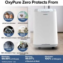 NuWave Oxypure Zero E1000 Smart Air Purifier -Air Quality Shop whites nuwave air purifiers 47251 76 1000