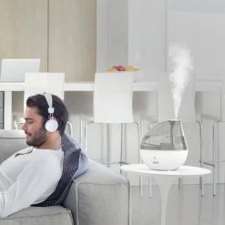 Pure Enrichment MistAire Silver Ultrasonic Cool Mist Humidifier 11 Pure Enrichment MistAire Silver Ultrasonic Cool Mist Humidifier -Air Quality Shop whites pure enrichment humidifiers pehumgry c3 1000