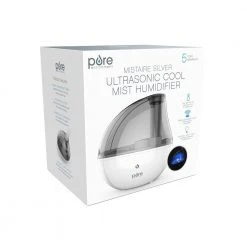 Pure Enrichment MistAire Silver Ultrasonic Cool Mist Humidifier 15 Pure Enrichment MistAire Silver Ultrasonic Cool Mist Humidifier -Air Quality Shop whites pure enrichment humidifiers pehumgry fa 1000
