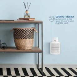 Pure Guardian Odor Eliminating Pluggable Air Purifier with Nightlight for Small Rooms -Air Quality Shop whites pure guardian air purifiers ap201w d4 1000