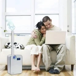 Pure Guardian 1.32 gal. 90-Hour Ultrasonic Warm Mist Humidifier with Humidistat -Air Quality Shop whites pure guardian humidifiers h7550 31 1000