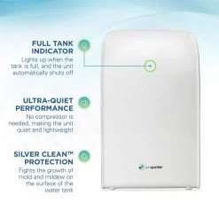 PureGuardian 0.33 Gal. Small Space Dehumidifier -Air Quality Shop whites pureguardian dehumidifiers dh201wca 44 1000
