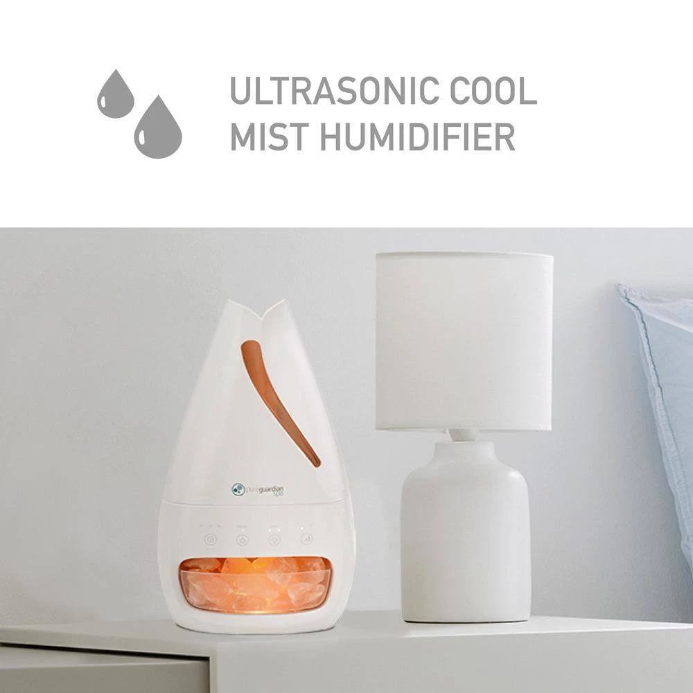 PureGuardian 3-In-1 Himalayan Salt Lamp, Ultrasonic Cool Mist Humidifier with Aromatherapy Tray 4 PureGuardian 3-In-1 Himalayan Salt Lamp, Ultrasonic Cool Mist Humidifier with Aromatherapy Tray - Image 2