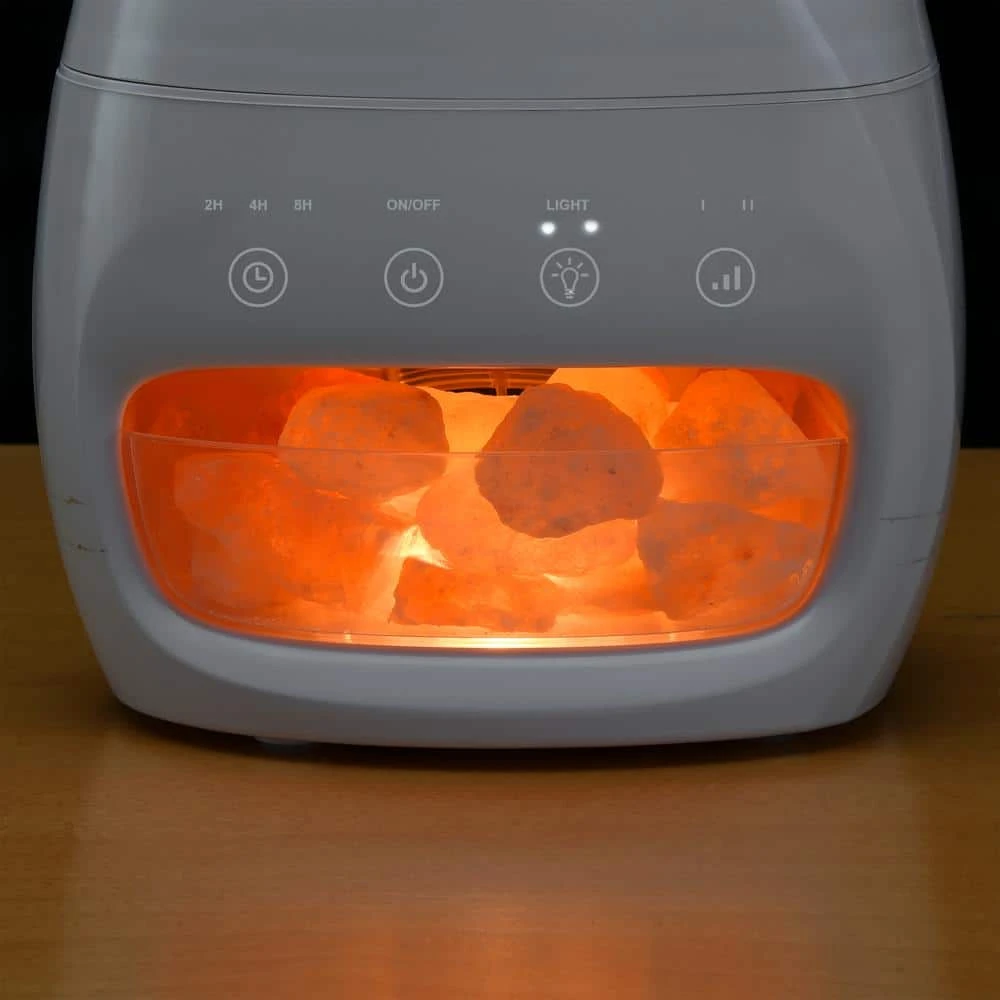 PureGuardian 3-In-1 Himalayan Salt Lamp, Ultrasonic Cool Mist Humidifier with Aromatherapy Tray 8 PureGuardian 3-In-1 Himalayan Salt Lamp, Ultrasonic Cool Mist Humidifier with Aromatherapy Tray - Image 6