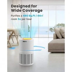 RENPHO Air Purifier Air Cleaner for Home Large Room 960 sq.ft. HEPA Filter in Black, WiFi and Alexa Control through APP White 12 RENPHO Air Purifier Air Cleaner for Home Large Room 960 sq.ft. HEPA Filter in Black, WiFi and Alexa Control through APP White -Air Quality Shop whites renpho air purifiers pus rp ap089s wh 44 1000