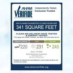 Sharp Air Purifier and Humidifier with Plasmacluster Ion Technology Recommended for Large-Sized Rooms True HEPA Filter -Air Quality Shop whites sharp air purifiers kc 860u c3 1000