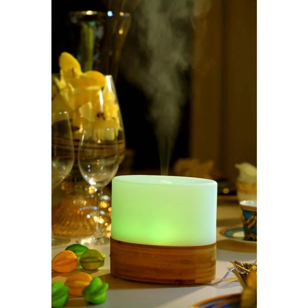 SPT 100mL Ultrasonic Aroma Diffuser/Humidifier with Bamboo Base 4 SPT 100mL Ultrasonic Aroma Diffuser/Humidifier with Bamboo Base - Image 2