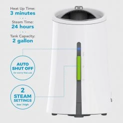 SteamFast SF-920 1 Gal. Ultrasonic Humidifier -Air Quality Shop whites steamfast humidifiers sf 920 1f 1000