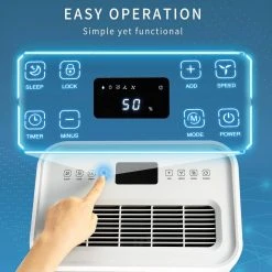 Taholi 50-Pints Moisture Removal Dehumidifier with 8.4 pint Water Tank 13 Taholi 50-Pints Moisture Removal Dehumidifier with 8.4 pint Water Tank -Air Quality Shop whites taholi dehumidifiers dj ex287066aak 1f 1000