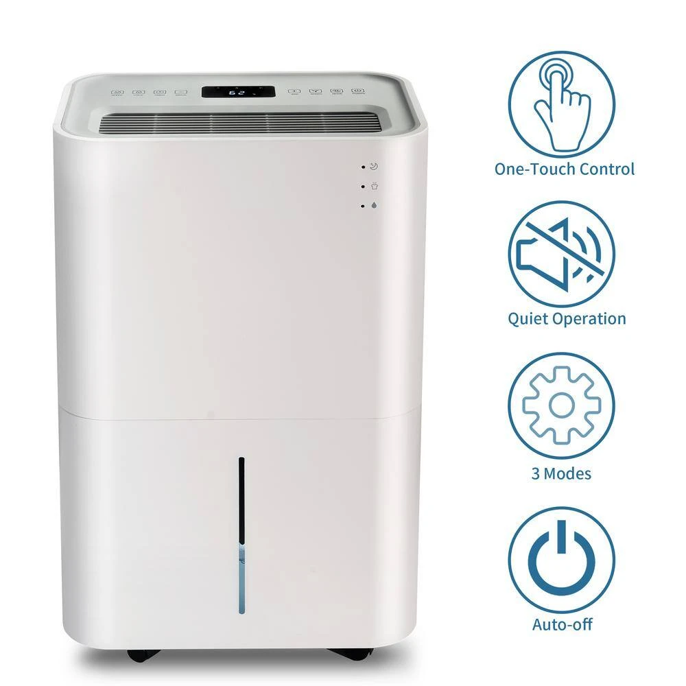 Taholi 50-Pints Moisture Removal Dehumidifier with 8.4 pint Water Tank 9 Taholi 50-Pints Moisture Removal Dehumidifier with 8.4 pint Water Tank - Image 7