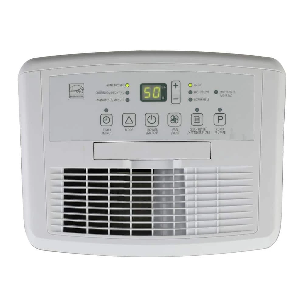 Vissani 50-Pint Dehumidifier with Pump ENERGY STAR 6 Vissani 50-Pint Dehumidifier with Pump ENERGY STAR - Image 4