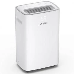 Waykar 50-Pint Capacity 3,500 Sq. Ft. Smart Control Home Dehumidifier With Bucket Auto Drain For Basements Or Bedrooms -Air Quality Shop whites waykar dehumidifiers hdcx pd08e c3 1000