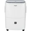 Whirlpool 20-Pint Portable Dehumidifier with 24-Hour Timer, Auto Shut-Off, Easy-Clean Filter, Auto-Restart and Wheels 2 Whirlpool 20-Pint Portable Dehumidifier with 24-Hour Timer, Auto Shut-Off, Easy-Clean Filter, Auto-Restart and Wheels -Air Quality Shop whites whirlpool dehumidifiers whad201cw 64 1000