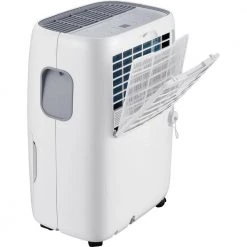 Whirlpool 30-Pint Portable Dehumidifier with 24-Hour Timer, Auto Shut-Off, Easy-Clean Filter, Auto-Restart and Wheels -Air Quality Shop whites whirlpool dehumidifiers whad301cw 40 1000