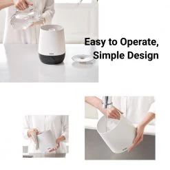 Winix L61 0.6 Gal. Ultrasonic Humidifier with Night Mood Light -Air Quality Shop whites winix humidifiers 1052 0003 01 44 1000