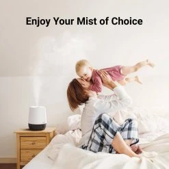 Winix L61 0.6 Gal. Ultrasonic Humidifier with Night Mood Light -Air Quality Shop whites winix humidifiers 1052 0003 01 4f 1000