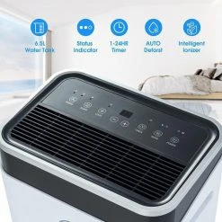 Xspracer High Humidity 50-Pints Capacity 4800 Sq.Ft. Dehumidifier -Air Quality Shop whites xspracer dehumidifiers jh ex287065aak 4f 1000